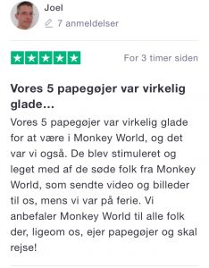 Trustpilot Monkey World Hillerød